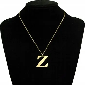Náhrdelník Náhrdelník z nerezové oceli s přívěskem ve tvaru písmene "Z"