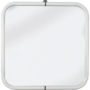 Zrcadlo Aqualine WHITE LINE zrcadlo v rámu 44x44cm, bílá - 8000