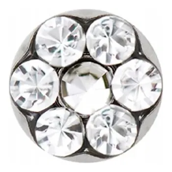 Náušnice Náušnice pro piercing Sensitive Maxi Margaréta PR-LD6004W - bílá