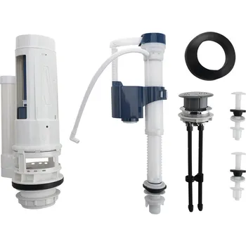 splachovač SAPHO - Splachovací souprava s DUAL tlačítkem 49 spodní napouštění 1/2", chrom NDMC102-4