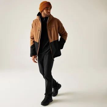 Pánská bunda Regatta Highton Stretch Padded Jacket Velikost: S / Barva: hnědá