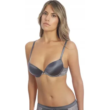 Dámské spodní prádlo Sassamode push-up podprsenka šedá velikost 75A
