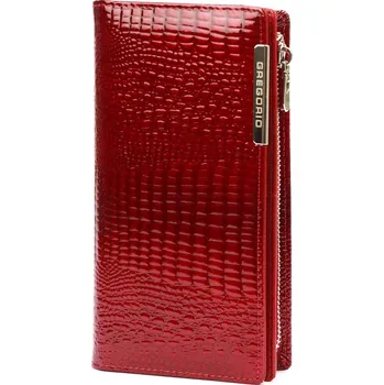 Gregorio peněženka z pravé kůže červená - dámská