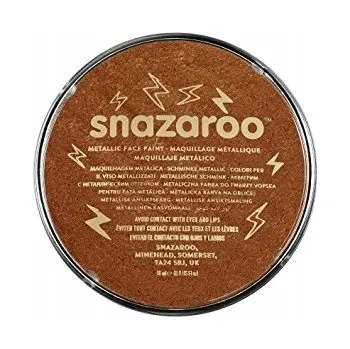 Karnevalový doplněk Snazaroo barva na tělo a obličej - metalická měděná. Barvy na tělo Snazaroo