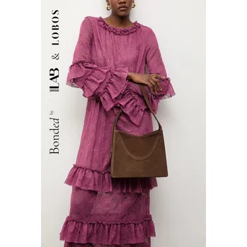 Kabelka Semišová kabelka Bonded by Answear.LAB & LOBOS BERGAMO hnědá 89X, vel. ONE SIZE