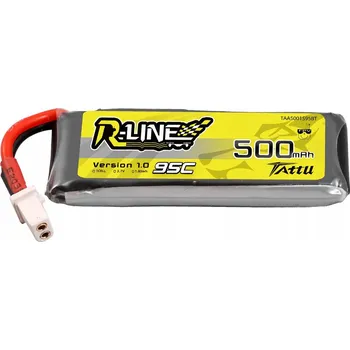 RC náhradní díl Akumulátor LiPo Tattu R-Line 500mAh 3.7V 95C 1S1P s konektorem BT 2.0