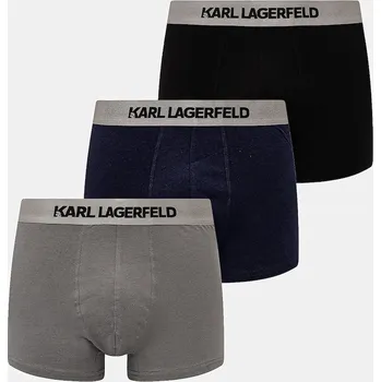 Pánské spodní prádlo Boxerky Karl Lagerfeld 3-pack A1M47020 námořnická modř 59B, vel. S