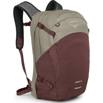 turistický batoh Osprey NEBULA sawdust tan/raisin red batoh