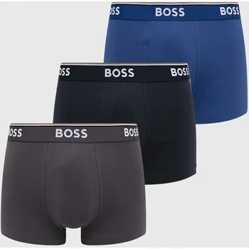 Boxerky BOSS Trunk 3P Power 3-pack 50475274 modrá 55A, vel. L