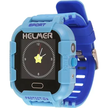 Chytré hodinky Chytré dotykové hodinky s GPS lokátorem a fotoaparátem - LK 708 modré - VÝPRODEJ