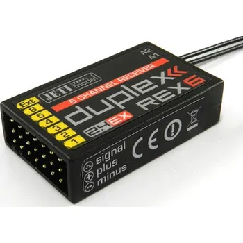 RC model letadla Duplex REX 6 2,4Ghz 6k přijímač