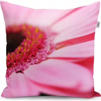 Polštář Sablio Polštář Růžová gerbera - 50x50 cm