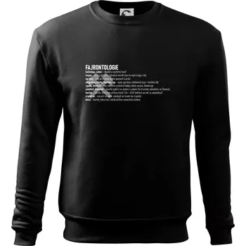 Chlapecké tričko FAJRONTOLOGIE - Mikina Essential dětská - 146 cm/10 let ( Černá )