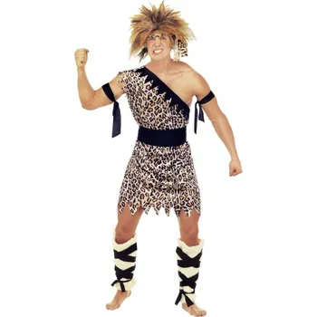 Karnevalový kostým Kostým jeskynního muže Tarzan XL