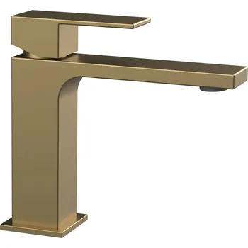 Vodovodní baterie Sapho CUBEMIX stojánková umyvadlová baterie, zlato mat - CM002GB