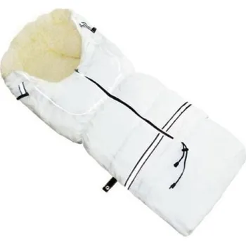 Fusak HappyBee zimní fusak Yetti 3v1 ovčí rouno white