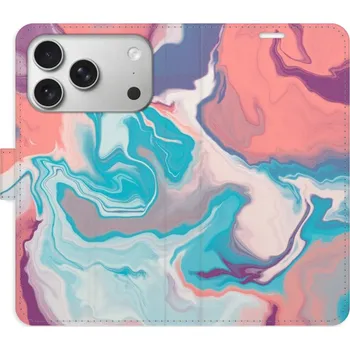 Pouzdro na mobilní telefon Flipové pouzdro iSaprio - Abstract Paint 06 - iPhone 17 Pro
