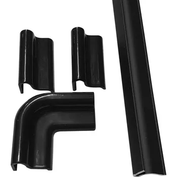 Polysan ALTIS BLACK přetoková lišta 1000 mm s koncovkami - NDALB05