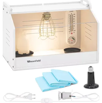 Umělá líheň Wiesenfield Odchovna kuřat - do 36 °C - 48 x 30 x 32 cm WIE-CB-100