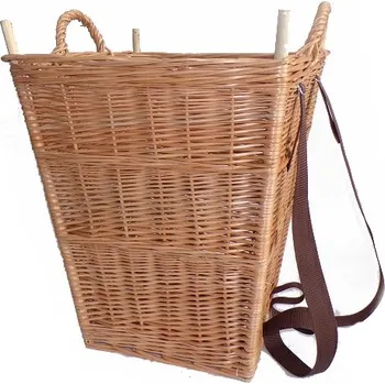 Proutěná nůše hranatá střední