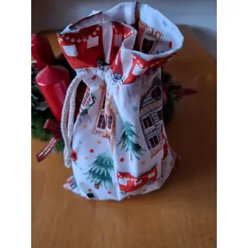 Vánoční dekorace Vánoční pytlík,mašinka