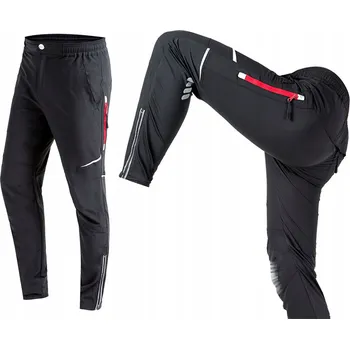 Cyklistické kalhoty Cyklistické kalhoty dlouhé Wheel-Up XL černé