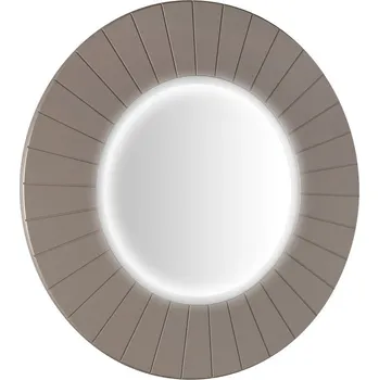 Zrcadlo Sapho LUMIRO STRIP kulaté zrcadlo s LED osvětlením v rámu ø 75cm, agila - LR750-4343S