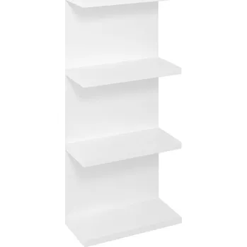 Nábytek Sapho RIWA otevřená police 30x70x15 cm, bílá lesk - RIW300-0030