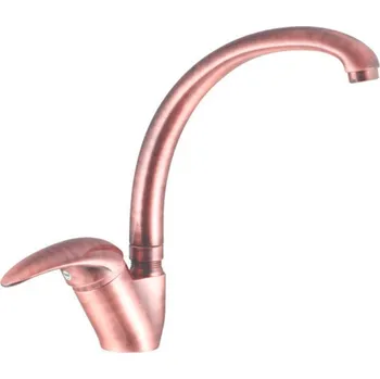 Vodovodní baterie Sapho SALY stojánková dřezová baterie, výška 280mm, měď - SA515