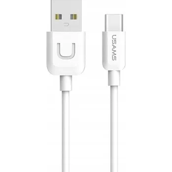 Datový kabel Kabel Usams USB - USB typ C 1 m bílý