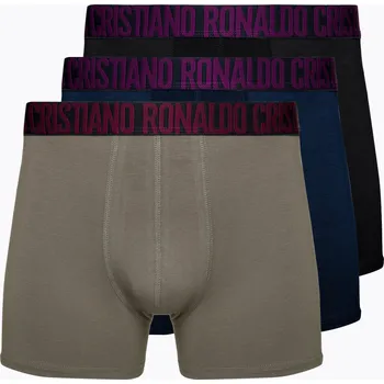 Pánské spodní prádlo Pánské boxerky CR7 Basic Trunk 3 páry multicolor