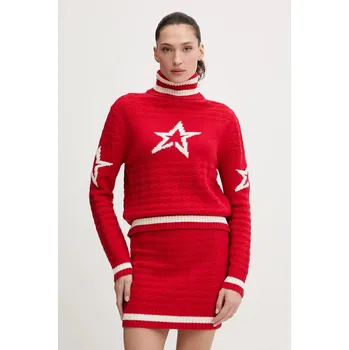 Dámský svetr Vlněný svetr Perfect Moment W3001261 červená 33X, vel. S