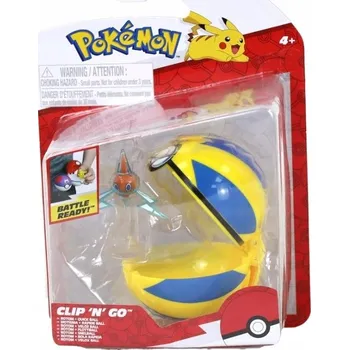 Figurka Pokémoni Clip 'n' Go Figurka Rotom a Quick Ball - PKW4155