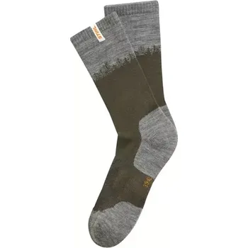 Pánské ponožky Ponožky FIR zelené STIHL (042150002) (Díky ikonickým motivům na ponožkách FIR takříkajíc nevidíte les pro stromy – nebo naopak. Směs materiálů zaručuje ten nejlepší komfort při nošení. A to nejen v lese.)