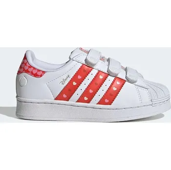 Dívčí obuv Dětské tenisky adidas Originals DISNEY SUPERSTAR LED LIGHTS KK1295 bílá 00X, EUR 28