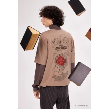 Bavlněné tričko Medicine RW25-TSMB58 béžová 80X, vel. L