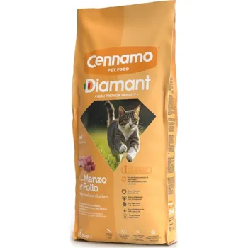 Krmivo pro kočku Diamant Cat Micio Hovězí a kuře 15 kg