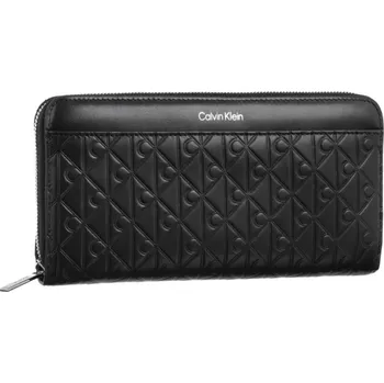 Peněženka Dámská peněženka Calvin Klein Emblem Aop Embossed Long LV04F1097G Černá