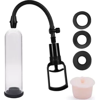 Vakuová pumpa Discovery Light Rider – vakuová pumpa na penis (Discovery Light Rider – Vakuová pumpa pro silnější erekci a větší citlivost)