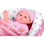 Miminko s postýlkou ZA5855 růžové