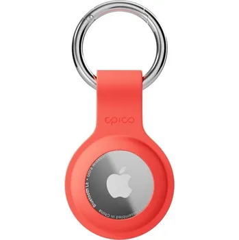 Epico silikonové pouzdro s plnou zadní stranou pro AirTag oranžové Oranžová