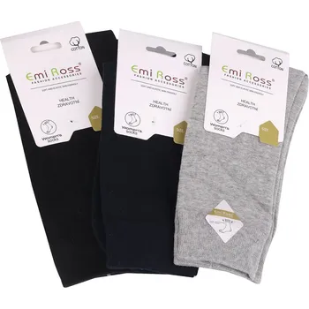 pracovní ponožka Dámské bavlněné ponožky Emi Ross Varianta: 18 (39-42) mix, Balení: 3 pár
