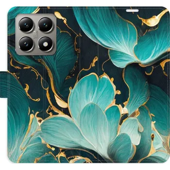 Pouzdro na mobilní telefon Flipové pouzdro iSaprio - Blue Flowers 02 - Xiaomi 14T