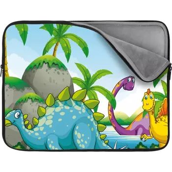 pouzdro na notebook Sablio Obal na notebook Dinosauři 3 - 17"