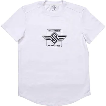 cyklistický dres Racing Tee White XL