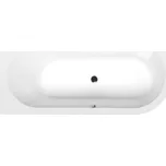 Polysan ASTRA L asymetrická vana 165x80x48cm, bílá - 33611