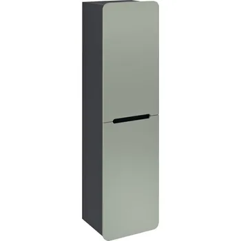 Koupelnový nábytek Sapho KERALA skříňka vysoká 38x143x32cm, 2x dvířka, levá/pravá, verde/antracit matný - KR350-4434
