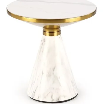 Nábytek Konferenční stolek Talbi - Halmar Bílá 50x52 cm