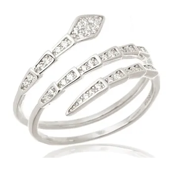 Prsten Dámský stříbrný prsten had STRP0631F