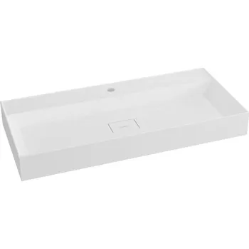 Sapho GODIVA umyvadlo, litý mramor, 96x44cm, bílá - GU096